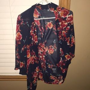 Floral kimono